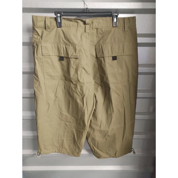 Vintage Levi's Silvertab Mens Rubber Baggy Cargo Shorts Y2K Sz 38 - Picture 6 of 7